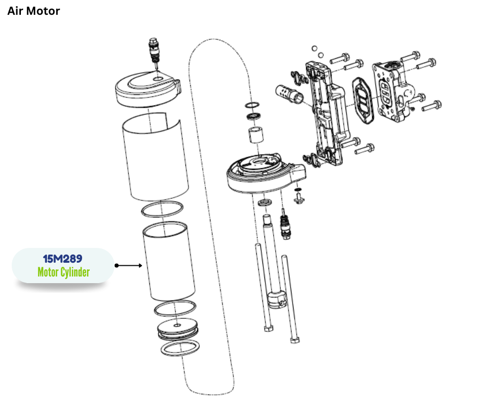 GRACO MOTOR CYLINDER 2.5 (15M289)