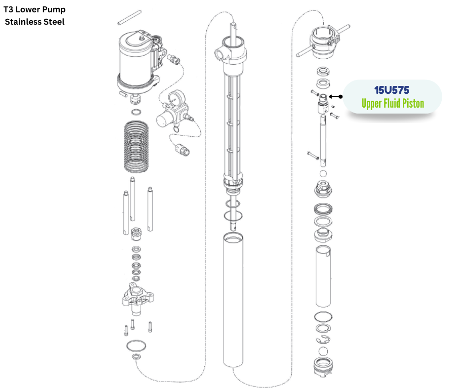 GRACO FLUID UPPER PISTON (15U575)