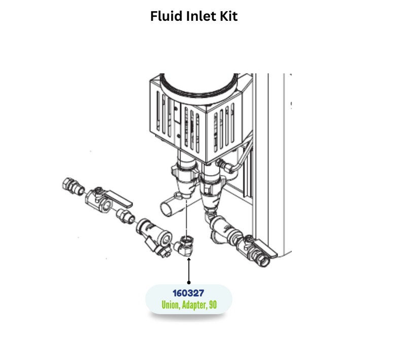 90 DEG ADAPTER UNION FITTING (160327)
