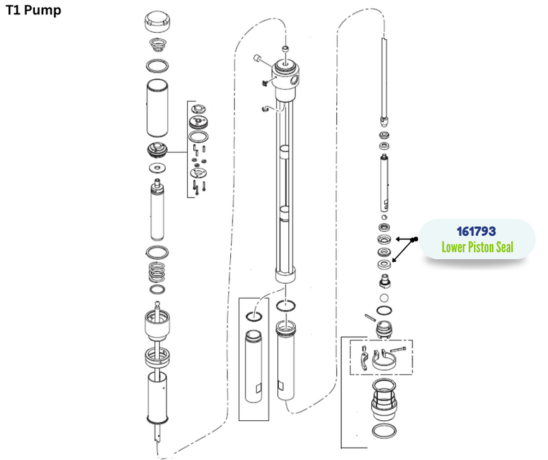 GRACO PISTON SEAL;T1(161793)