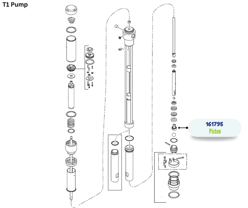 GRACO THROAT PISTON;T1(161795)