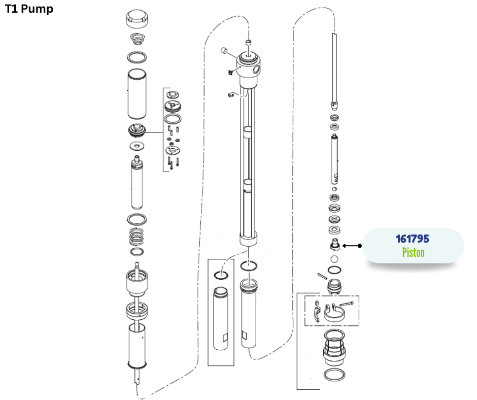 GRACO THROAT PISTON;T1(161795)