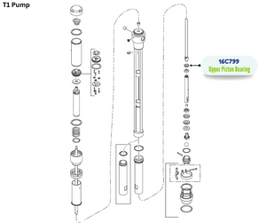 GRACO UPPER PISTON BEARING;T1(16C799)