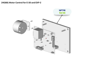 E30/EXP2 MOUNTING HEAT SINK (16F745)