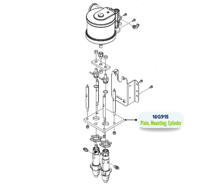 CYLINDER MOUNTING PLATE (16G915)