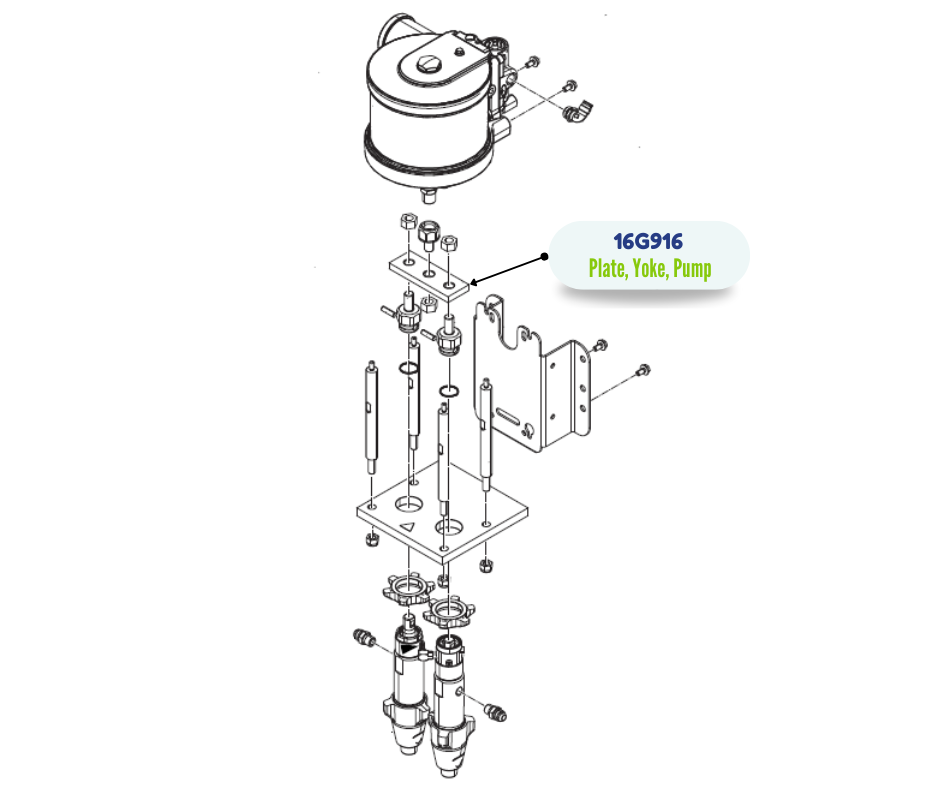 PUMP YOKE PLATE (16G916)