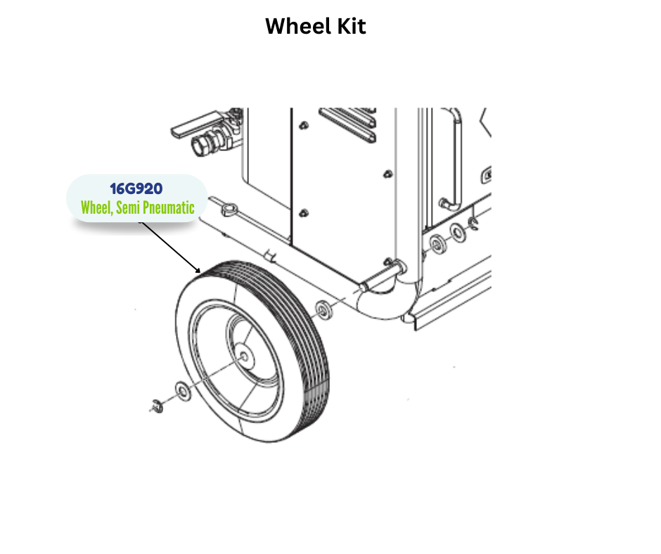 OFFSET SEMI PNEUMATIC WHEEL (16G920)
