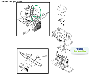 GRACO MOTOR MOUNT PLATE, E8P (16G939)