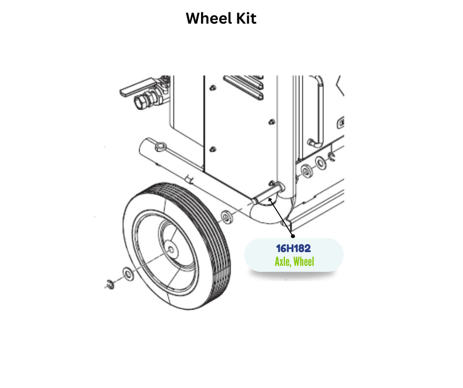 WHEEL AXLE (16H182)