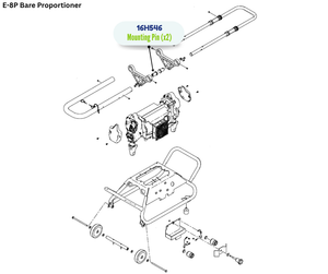 GRACO LIFT HANDLE MOUNTING PIN, E8P (16H546)