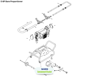 GRACO CONTAINMENT BRACKET, E8P (16H810)