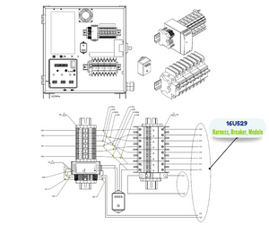 NG REACTOR BRKR MOD HARNESS (16U529)