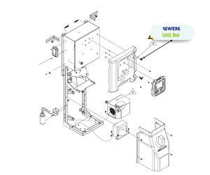 GRACODOOR LATCH (16W596)