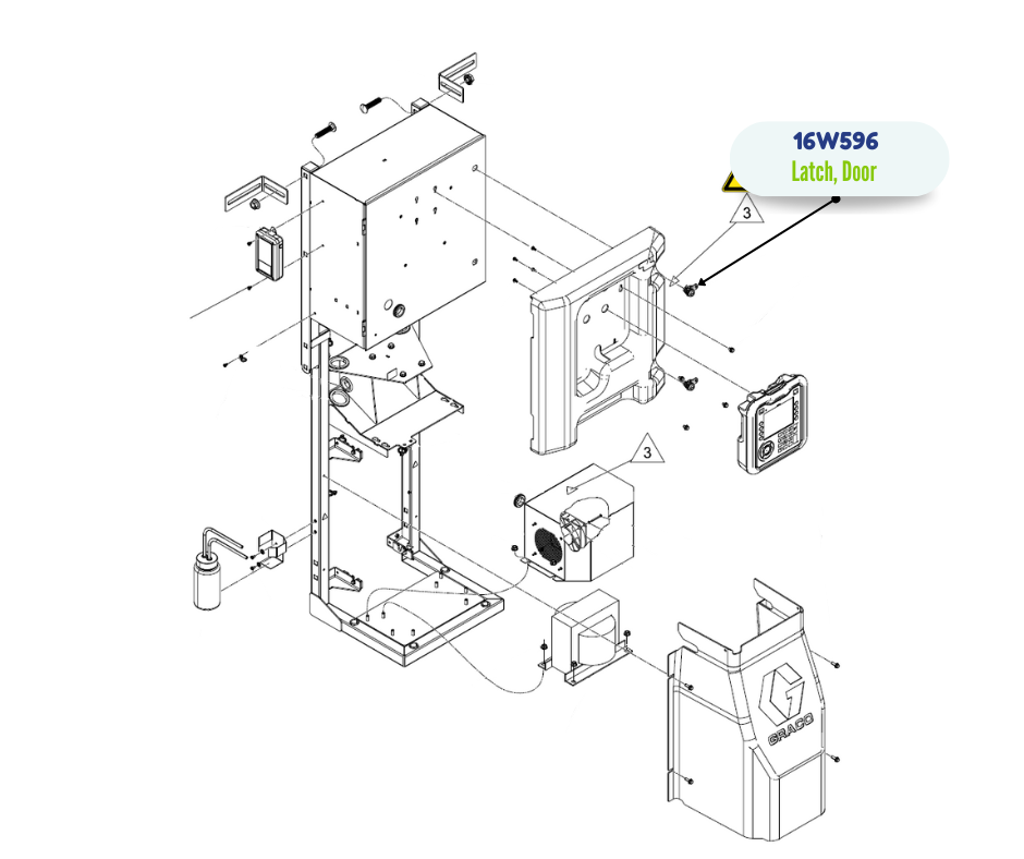 GRACODOOR LATCH (16W596)