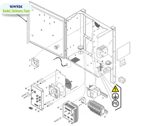 16W926 FOAM ENCLOSURE GASKET (16W926)