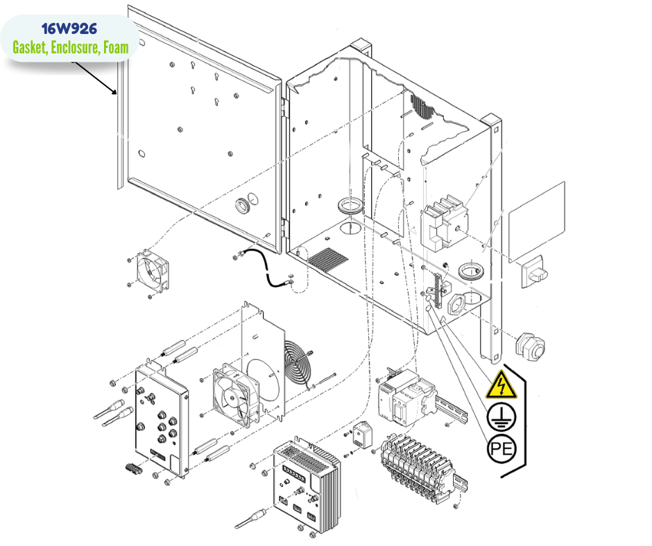 16W926 FOAM ENCLOSURE GASKET (16W926)
