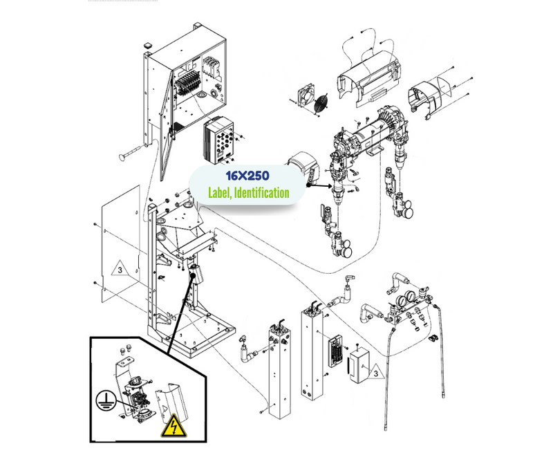 IDENTIFICATION LABEL (16X250)