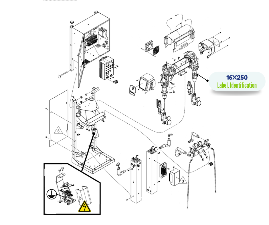 IDENTIFICATION LABEL (16X250)
