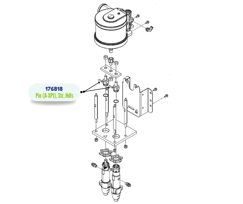 GRACO HDLS STRAIGHT PIN (176818)