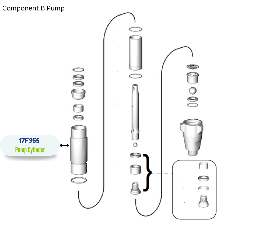 AXP1 PUMP CYLINDER (17F955)