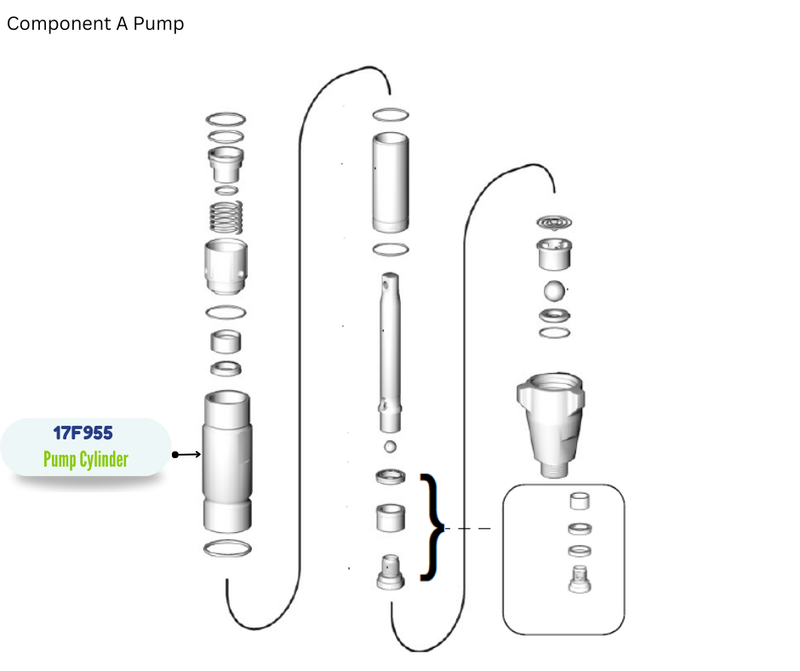 AXP1 PUMP CYLINDER (17F955)