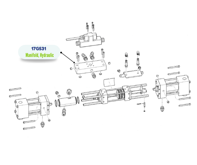 HR2 HYD MANIFOLD KIT (17G531)