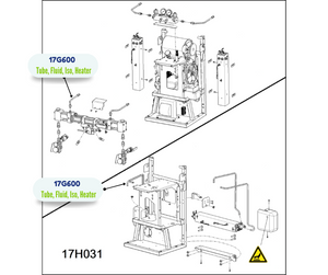 IN HEATER ISO FLUID TUBE KIT (17G600)