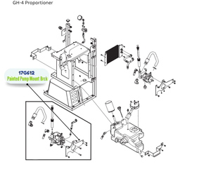 HF HYD PUMP MNTG BRACKET KIT (17G612)