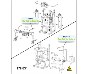 IN 10KW RES FLUID TUBE KIT (17G613)