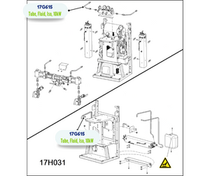 H30 OUT 10KW ISO FLUID TUBE KIT (17G615)