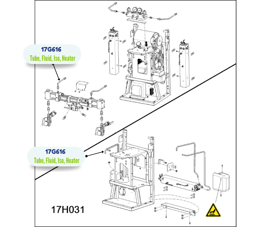 IN 10KW ISO FLUID TUBE KIT (17G616)