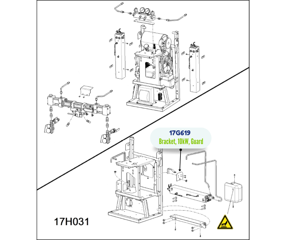 GUARD 10KW BRACKET KIT (17G619)
