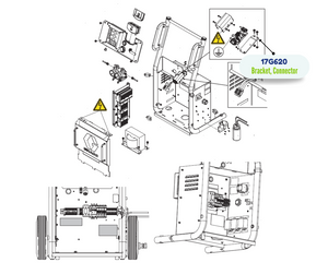 HOSE CONNECTOR BRACKET KIT (17G620)