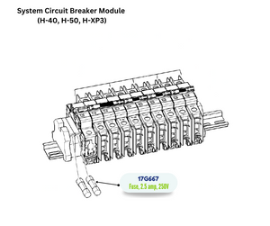 GRACO QTY 4 5X20MM 2.5A FUSE KIT (17G667)