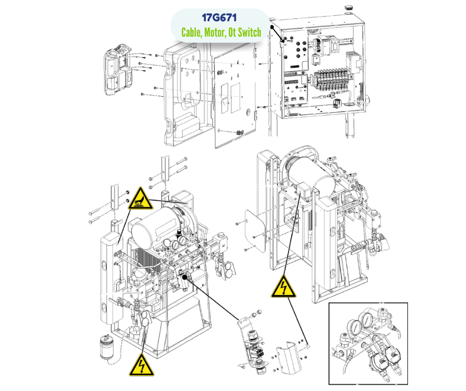 OT SWITCH MOTOR CABLE KIT (17G671)