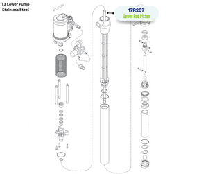 GRACO LOWER PISTON ROD (17R237)