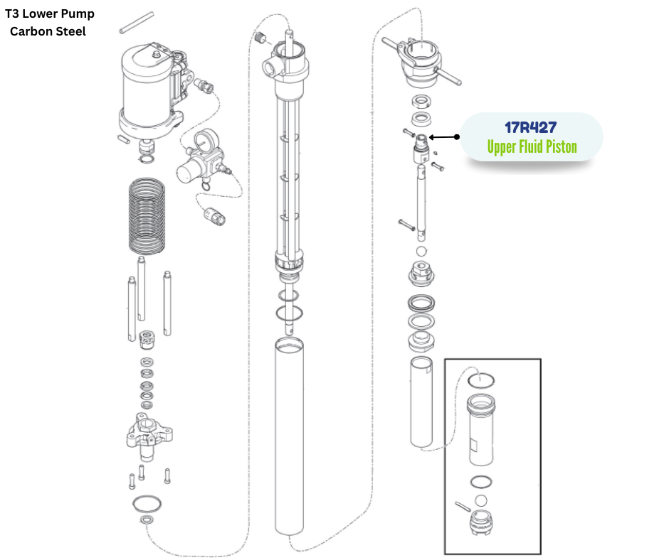 GRACO UPPER FLUID PISTON (17R427)