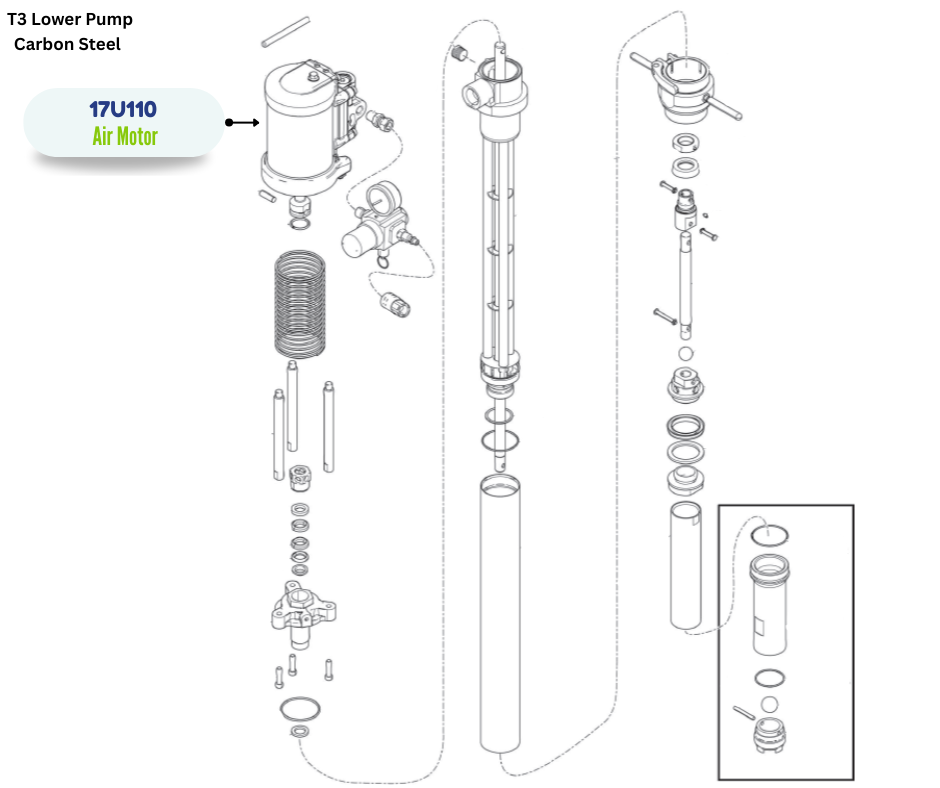 GRACO AIR MOTOR KIT2.5 (17U110)