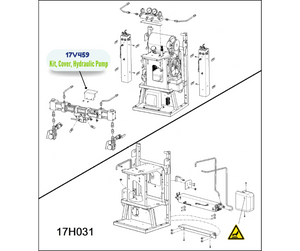 CLEAR HYDRO PUMP COVER KIT (17V459)