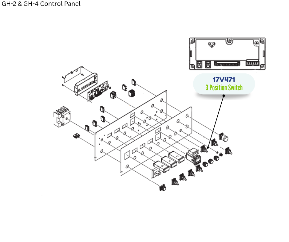 GRACO POSITION 3 SWITCH (17V471)