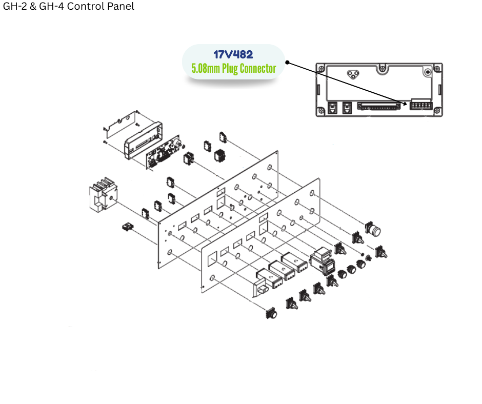 GRACO 6 POS 5.08MM CONNECTOR (17V482)
