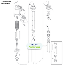 GRACO SHORT INNER FLUID TUBE (18A413)