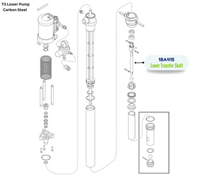 GRACO CONNECTING PISTON ROD (18A415)