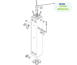 GRACO 230V 2400W IMMERSION HEATER (18C668)