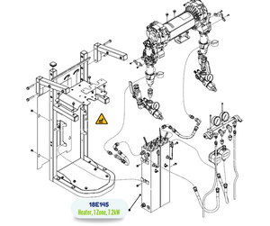 GRACO ASIDE HEATER ASSY, 7.2 KW, 1 ZONE (18E145)