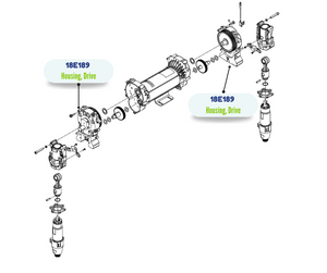 GRACO DRIVE HOUSING REPAIR KIT (18E189)