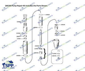 ASIDE LOWER E20 REPAIR KIT (18E195)
