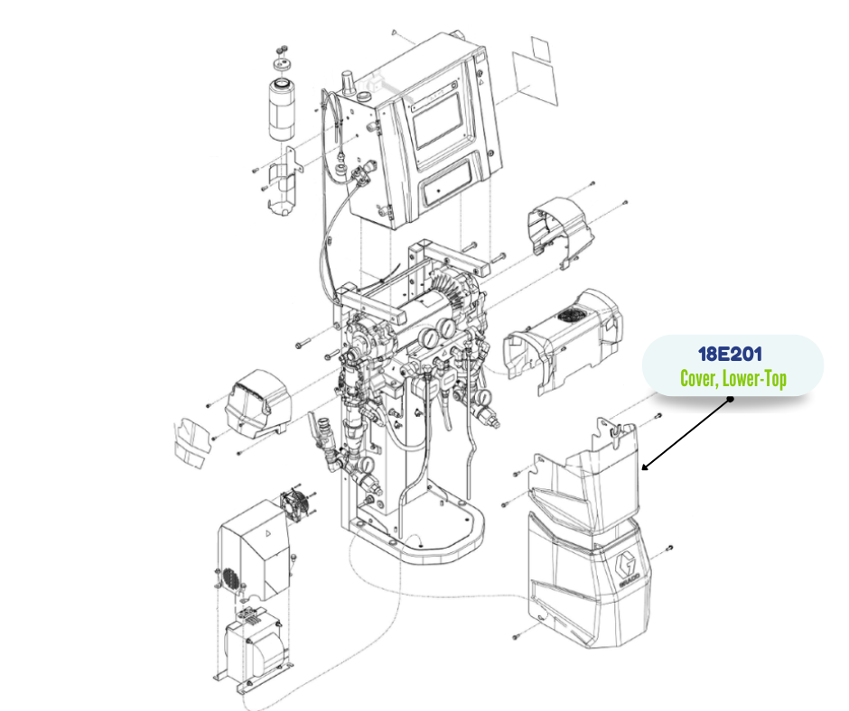 GRACO LOWER SHROUDS R3 REPAIR KIT (18E201)