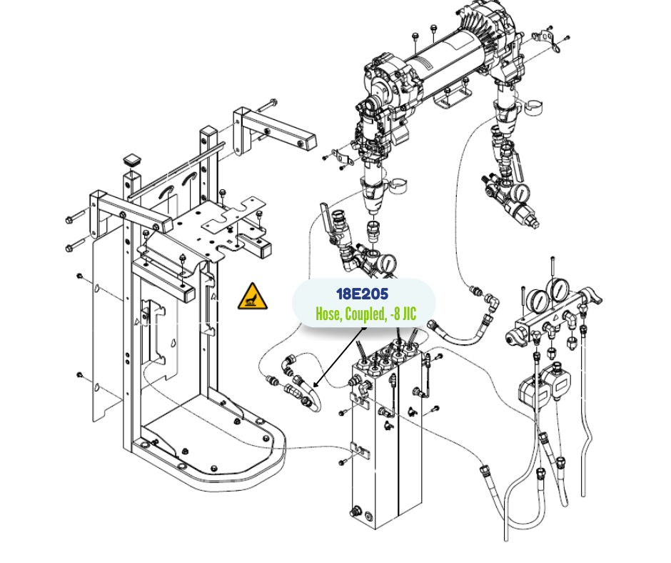 GRACO R3 COUPLED HOSE (18E205)
