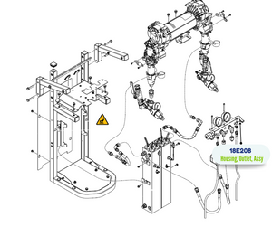 OUTLET MANIFOLD R3, STD REPAIR KIT (18E208)